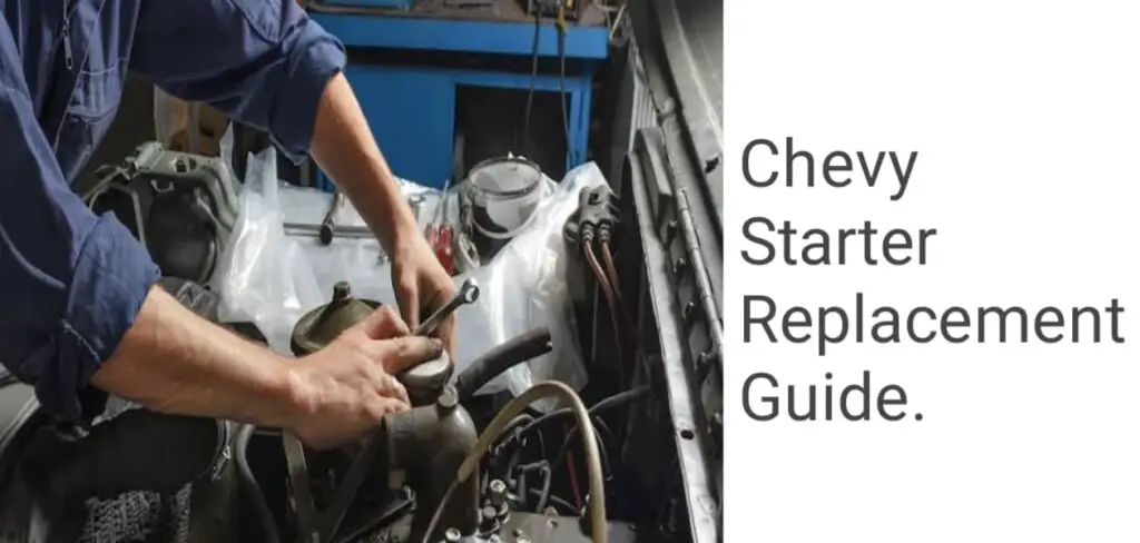Chevy 350 Starter Replacement