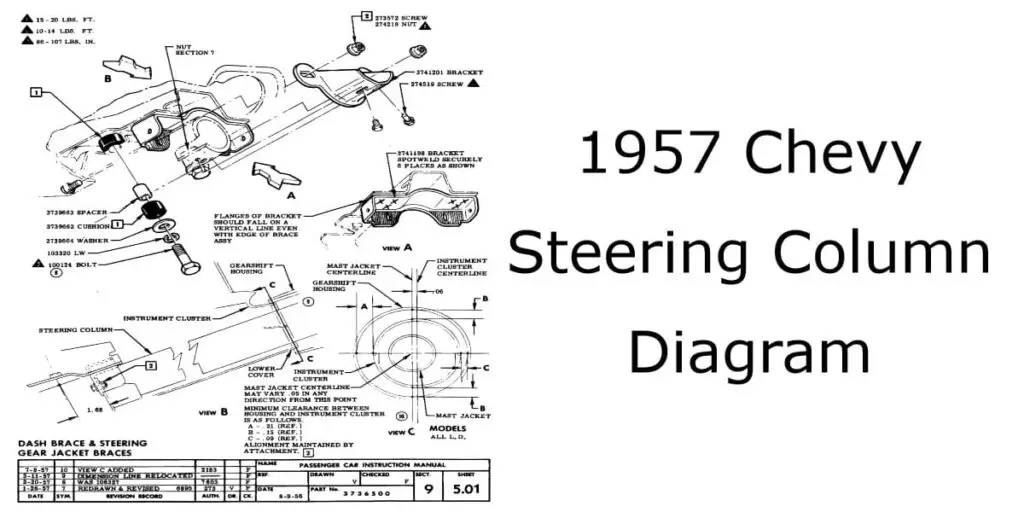 1957 Chevy Steering Column Diagram