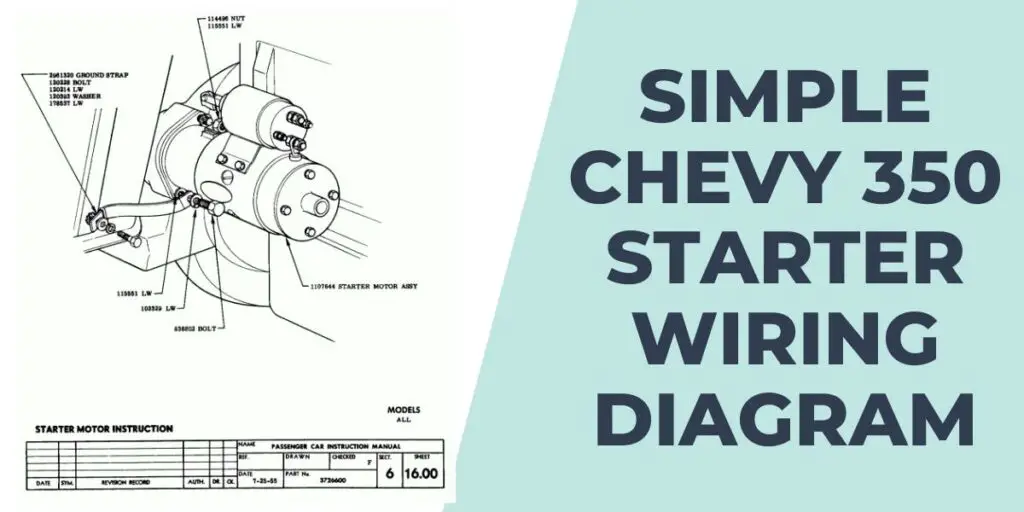 Simple Chevy 350 Starter Wiring Diagram